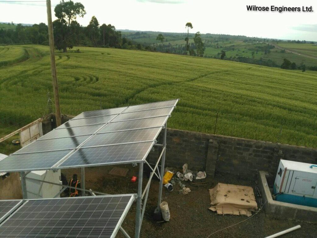 commercial solar power installation